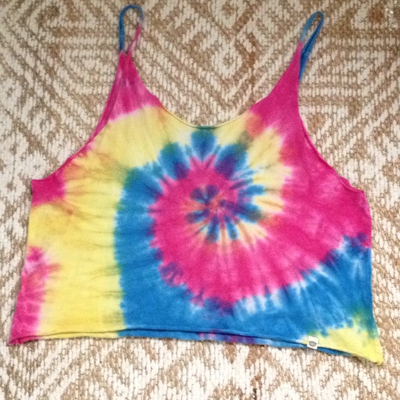 Obey Tops - Tie dye hippie tank top